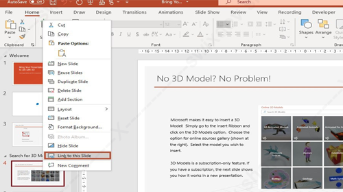 microsoft office 2021 link to a slide 01